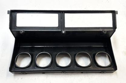 Jeep YJ dash trim plastic bezels 87-95 Wrangler dark grey glove box column