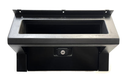 Jeep YJ dash trim plastic bezels 87-95 Wrangler dark grey glove box column