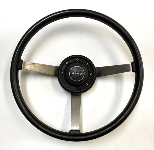 Jeep YJ Wrangler Dark Grey steering wheel CJ5 CJ7 CJ8 OE Factory