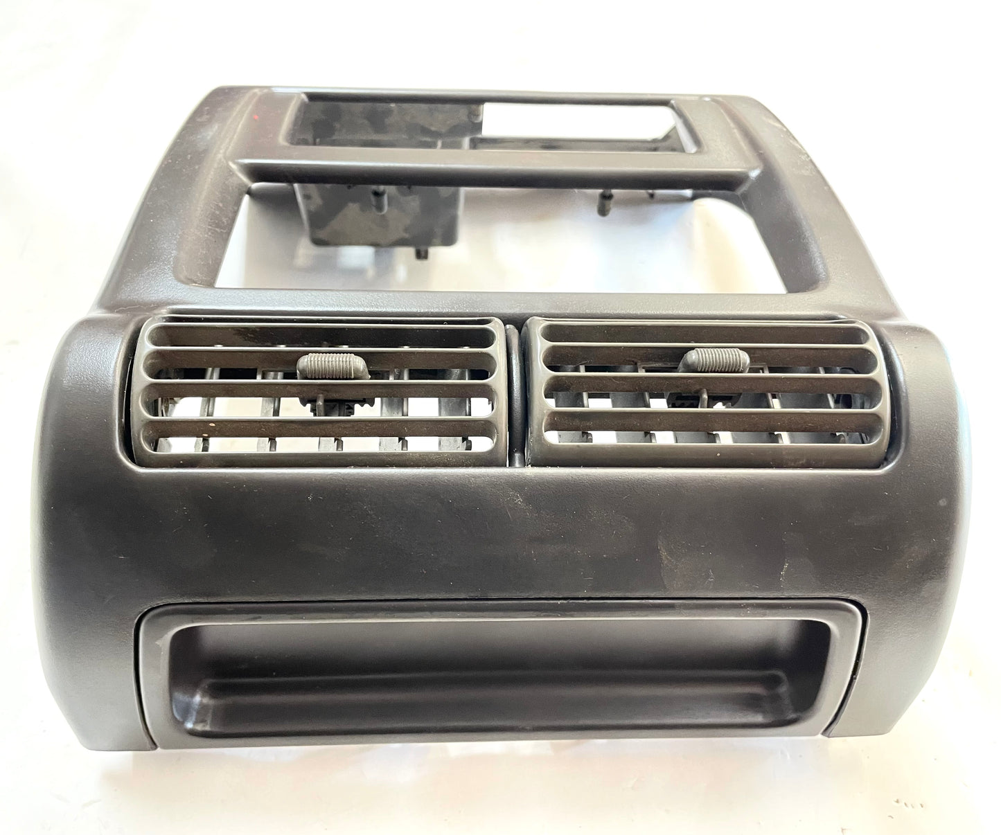 Jeep TJ Wrangler center bezel vents vent plastic dash trim dark grey AGATE