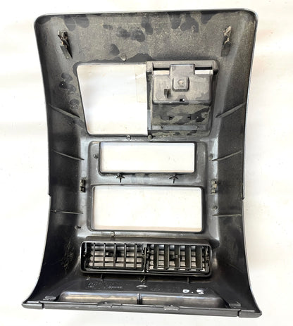 Jeep TJ Wrangler center bezel vents vent plastic dash trim dark grey AGATE