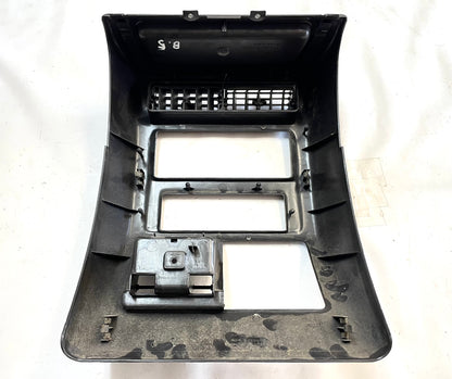 Jeep TJ Wrangler center bezel vents vent plastic dash trim dark grey AGATE