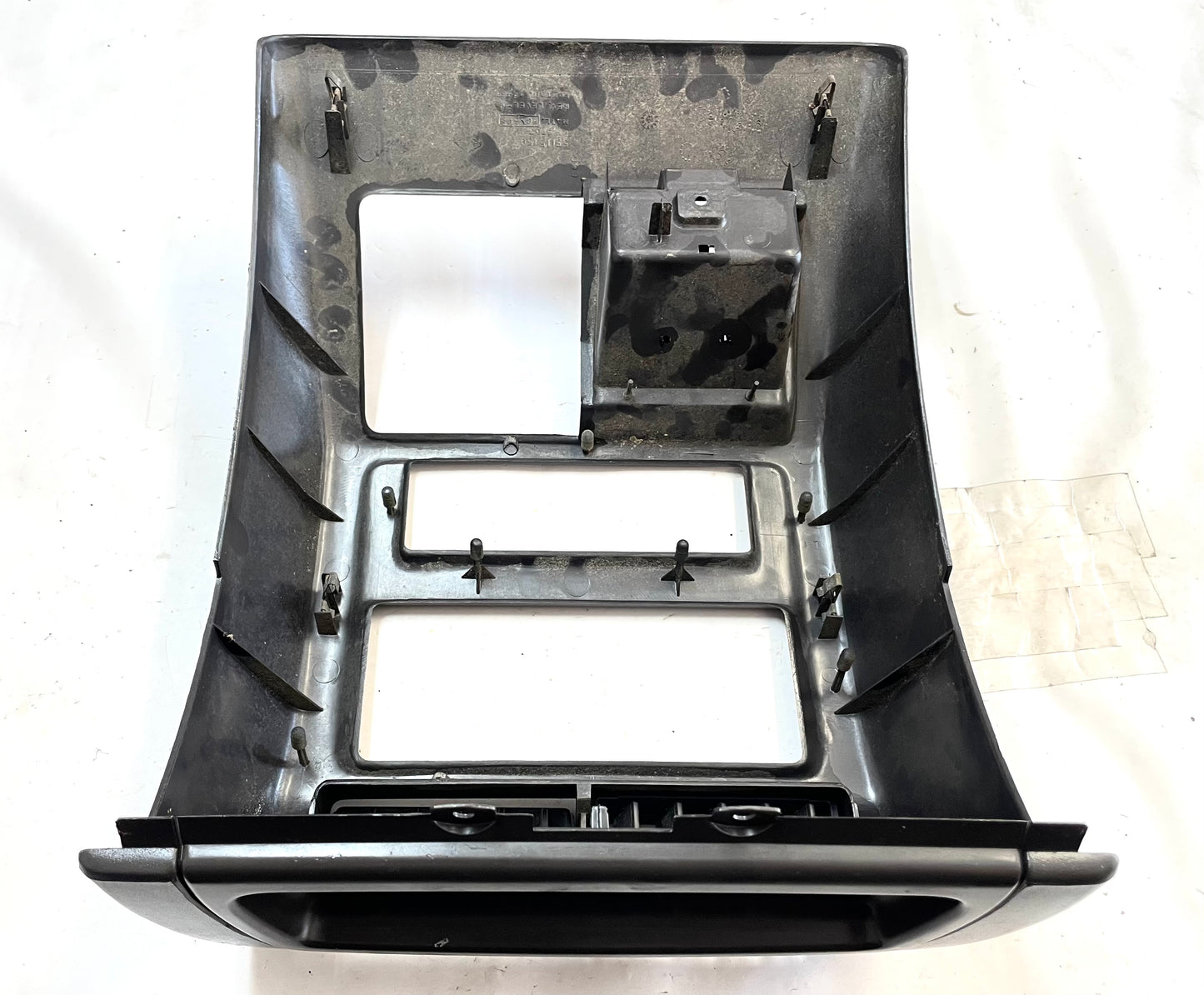 Jeep TJ Wrangler center bezel vents vent plastic dash trim dark grey AGATE