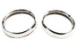 Juego de biseles para faros delanteros Jeep CJ, anillos embellecedores, par, 72-86 Jeep CJ5 CJ7 CJ8 cromado 