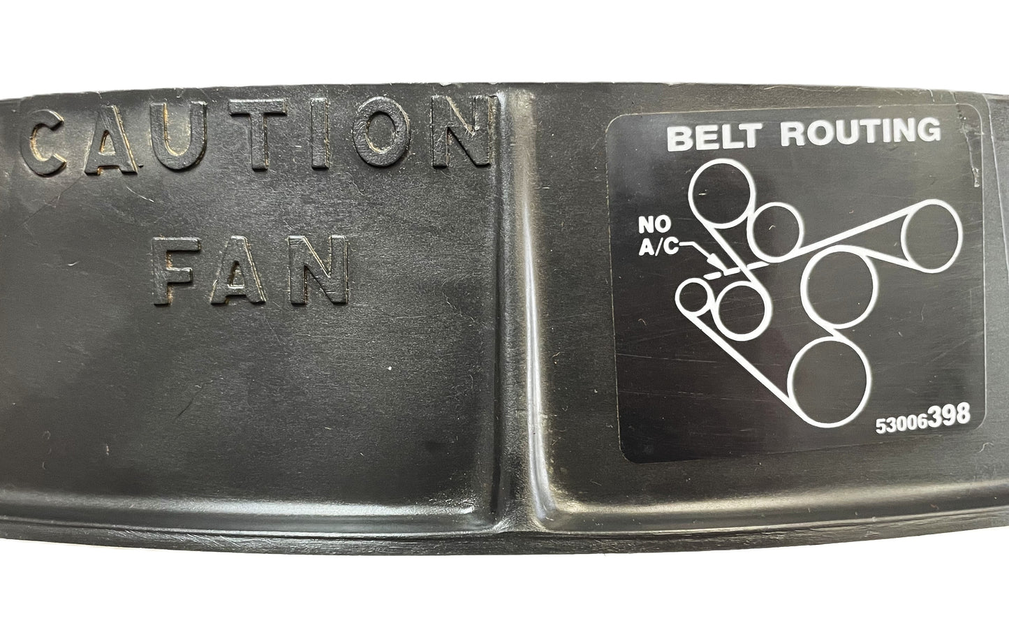 Cubierta del ventilador del radiador para Jeep YJ 6 cilindros 4.2 4.0 8952040291 compatible con Wrangler 87-95