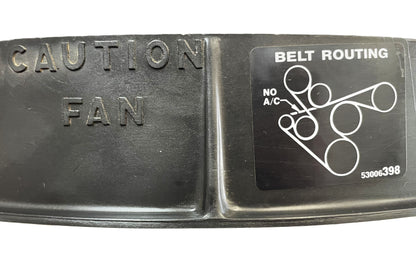 Cubierta del ventilador del radiador para Jeep YJ 6 cilindros 4.2 4.0 8952040291 compatible con Wrangler 87-95