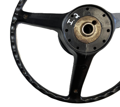 Volante Jeep CJ CJ5 CJ7 CJ8 Botón de bocina Negro de fábrica AMC compatible con 76-86 