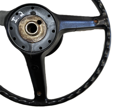 Volante Jeep CJ CJ5 CJ7 CJ8 Botón de bocina Negro de fábrica AMC compatible con 76-86 