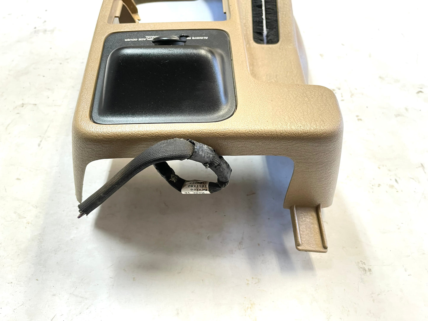 Consola central de fábrica Jeep TJ Wrangler color tostado compatible con modelos 97-02 