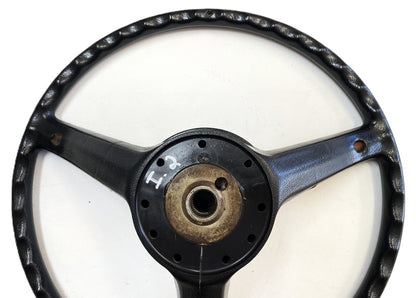 Volante Jeep CJ CJ5 CJ7 CJ8 Botón de bocina Negro de fábrica AMC compatible con 76-86 