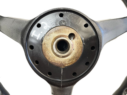 Volante Jeep CJ CJ5 CJ7 CJ8 Botón de bocina Negro de fábrica AMC compatible con 76-86 