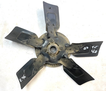 Jeep Wrangler TJ 4.0 6 Cylinder Radiator Cooling Fan with Clutch Fits 00-06