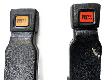 Jeep CJ Front Seat Belt buckles Seatbelt End Driver and Passenger female CJ5 CJ7