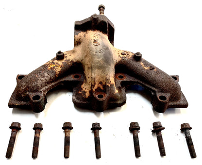80-83 Jeep CJ 2.5 4 Cylinder Iron Duke Exhaust Manifold CJ5 CJ7 AMC GM 10007535