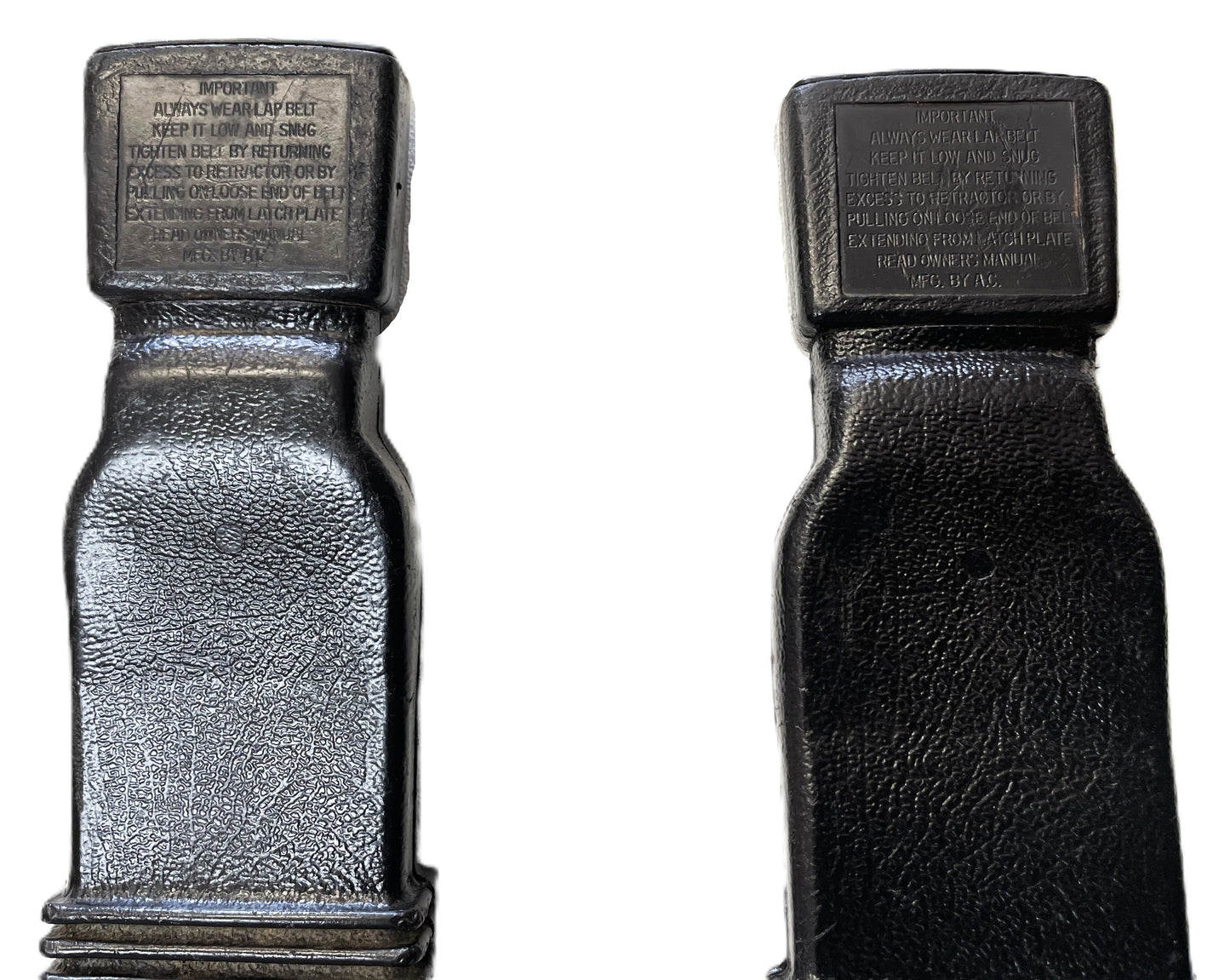 Jeep CJ Front Seat Belt buckles Seatbelt End Driver and Passenger female CJ5 CJ7