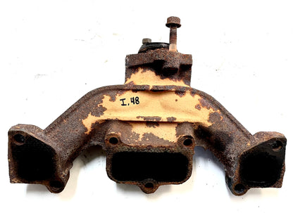 80-83 Jeep CJ 2.5 4 Cylinder Iron Duke Exhaust Manifold CJ5 CJ7 AMC GM 10007535