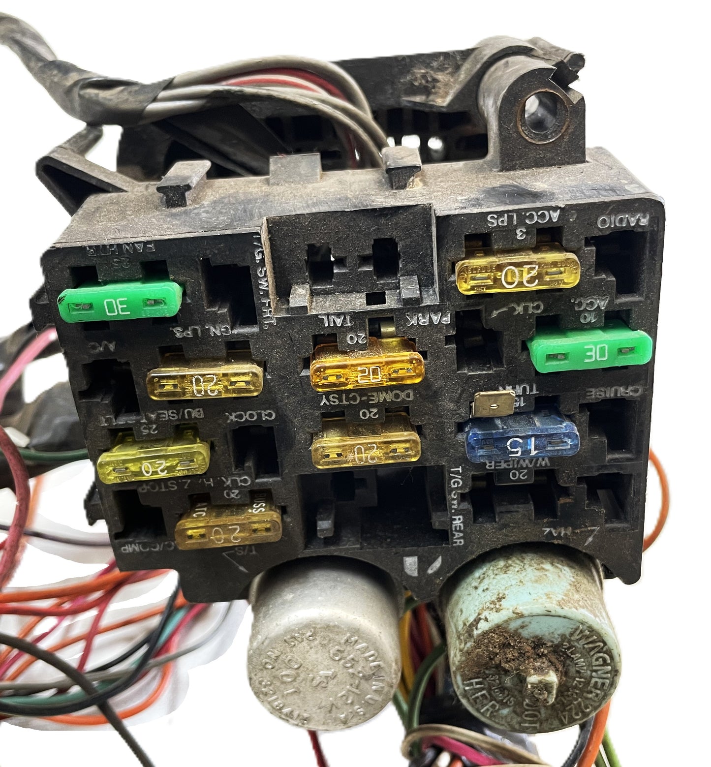 Jeep CJ dash wiring harness CJ5 CJ7 CJ8 wire under gauge panel fuse block 83-86!