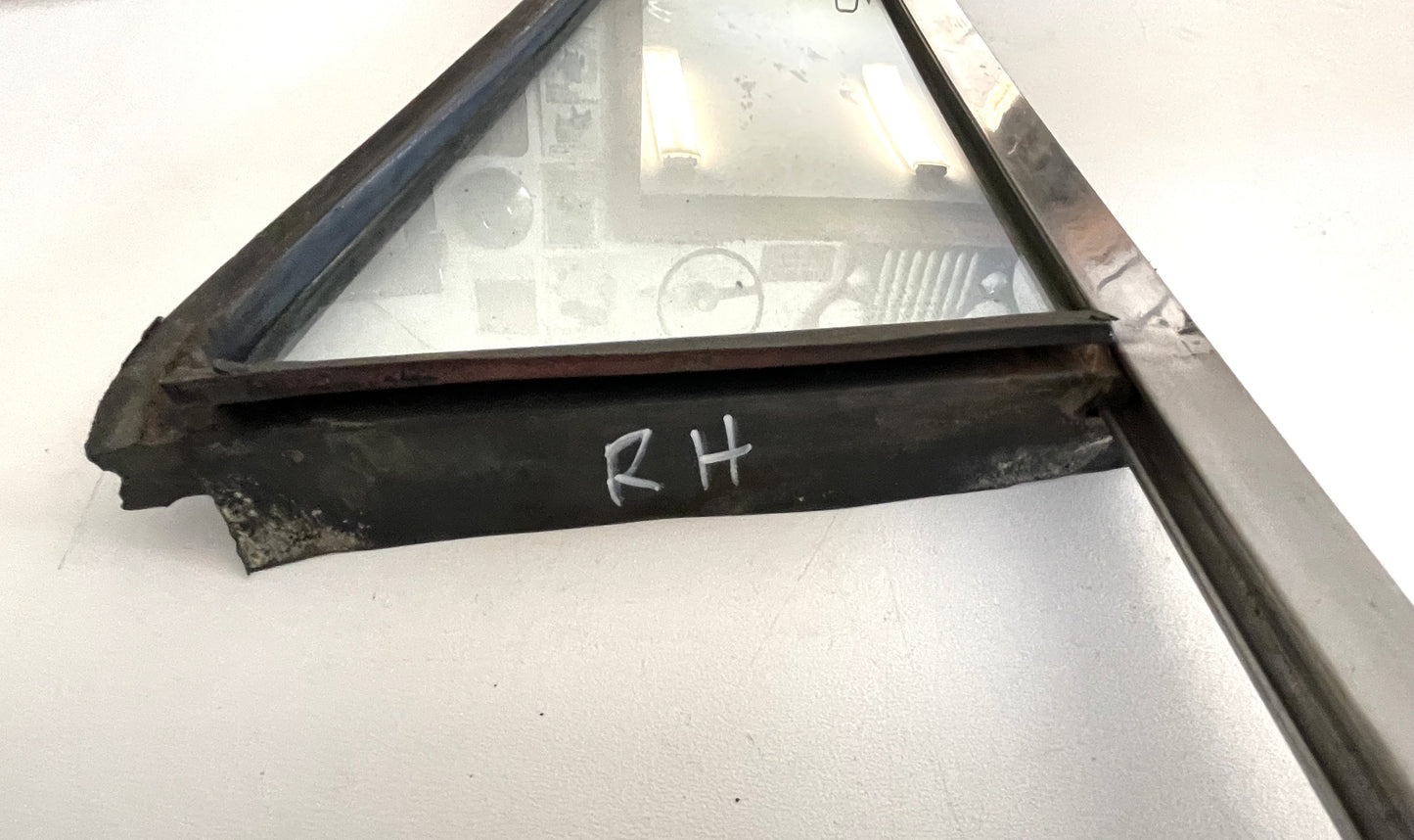 76-81 Jeep CJ7 vent window Passenger Full Hard Door Factory Wing glass!