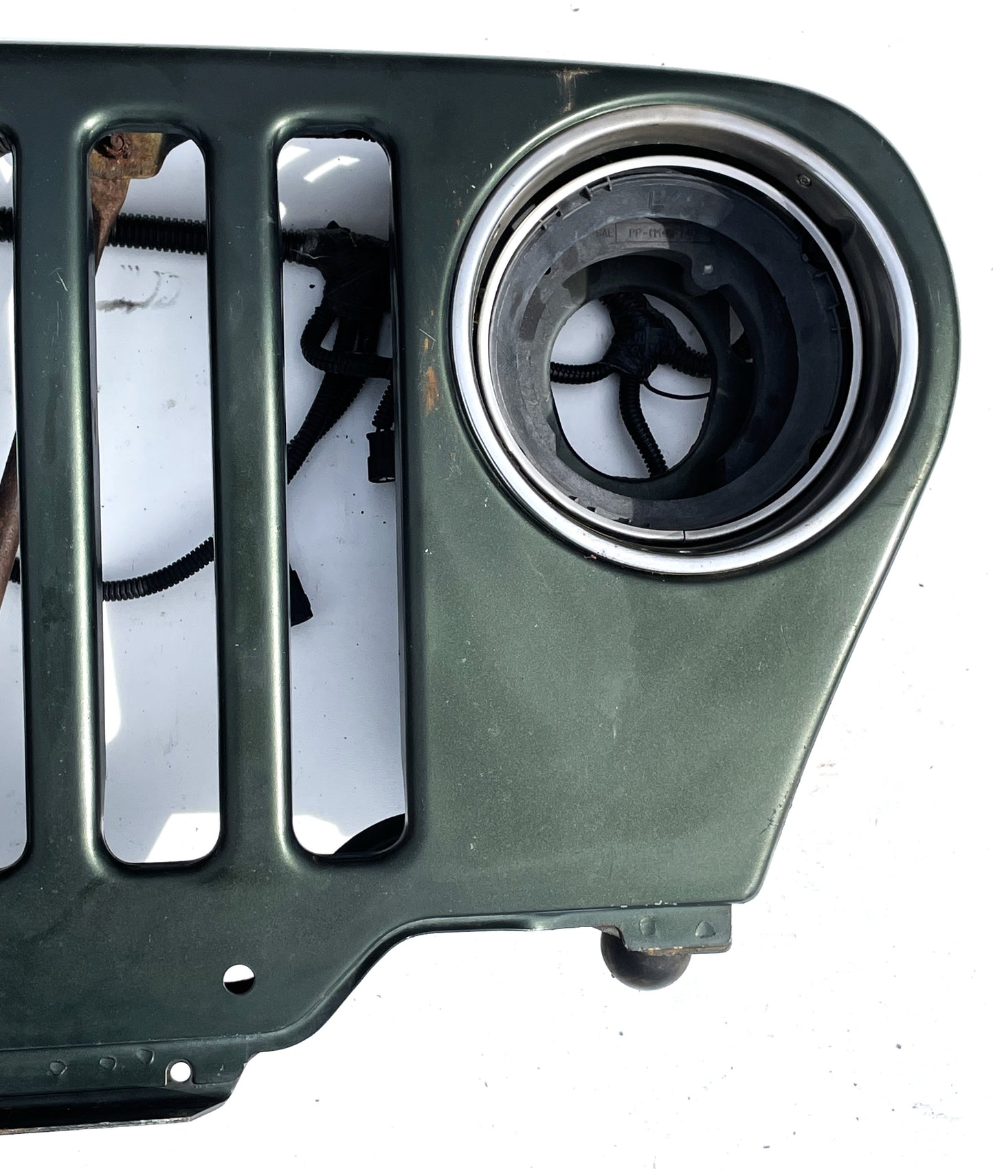 Parrilla delantera para Jeep TJ Wrangler, color verde oscuro, envío gratis. 