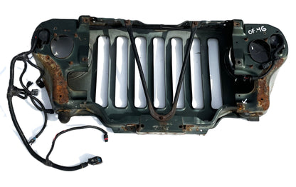 Parrilla delantera para Jeep TJ Wrangler, color verde oscuro, envío gratis. 