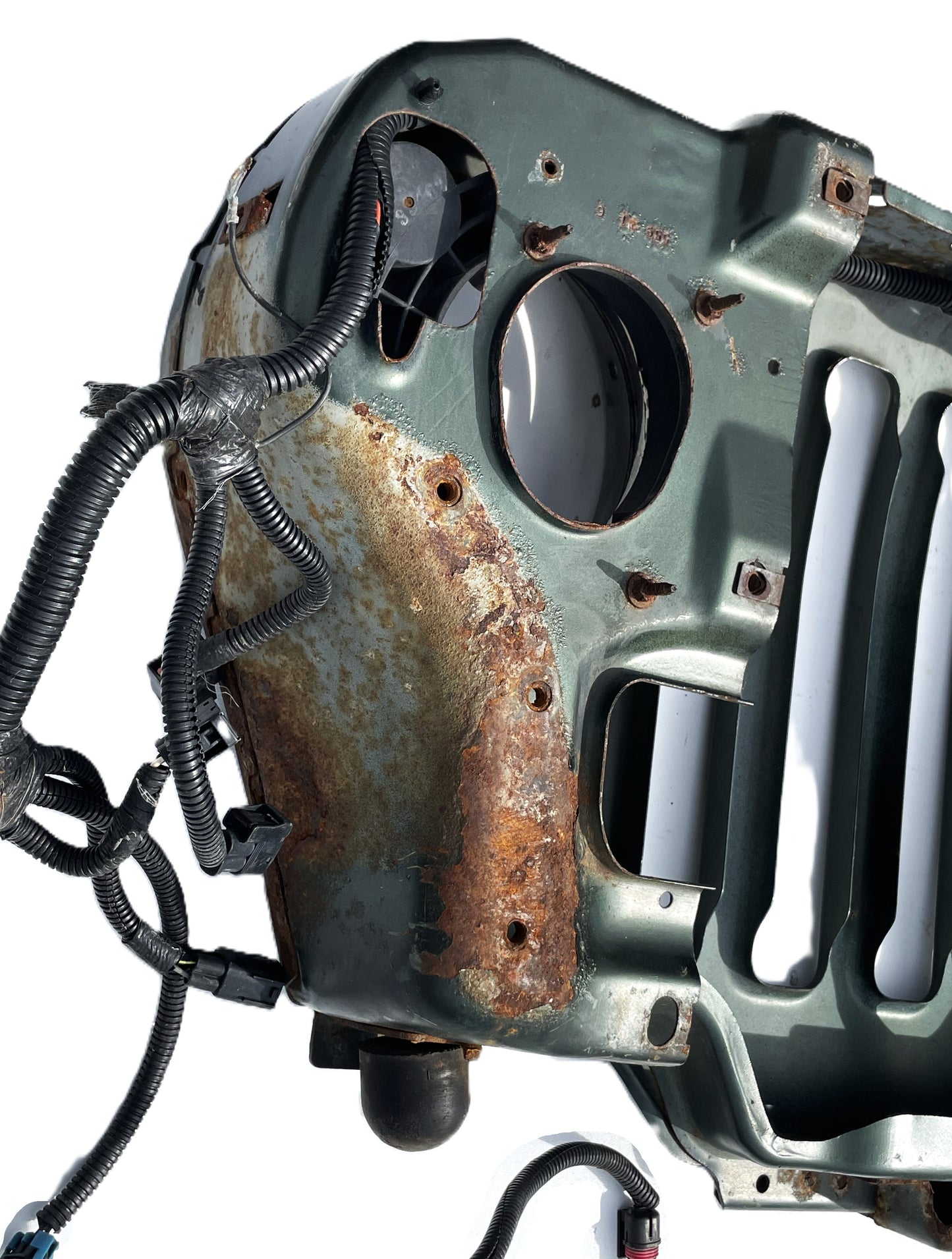 Parrilla delantera para Jeep TJ Wrangler, color verde oscuro, envío gratis. 