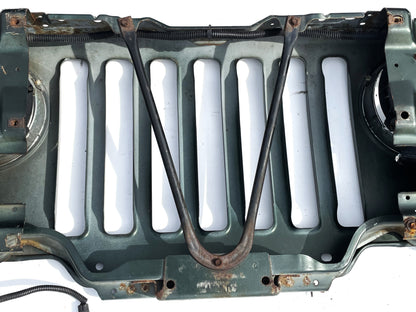Parrilla delantera para Jeep TJ Wrangler, color verde oscuro, envío gratis. 
