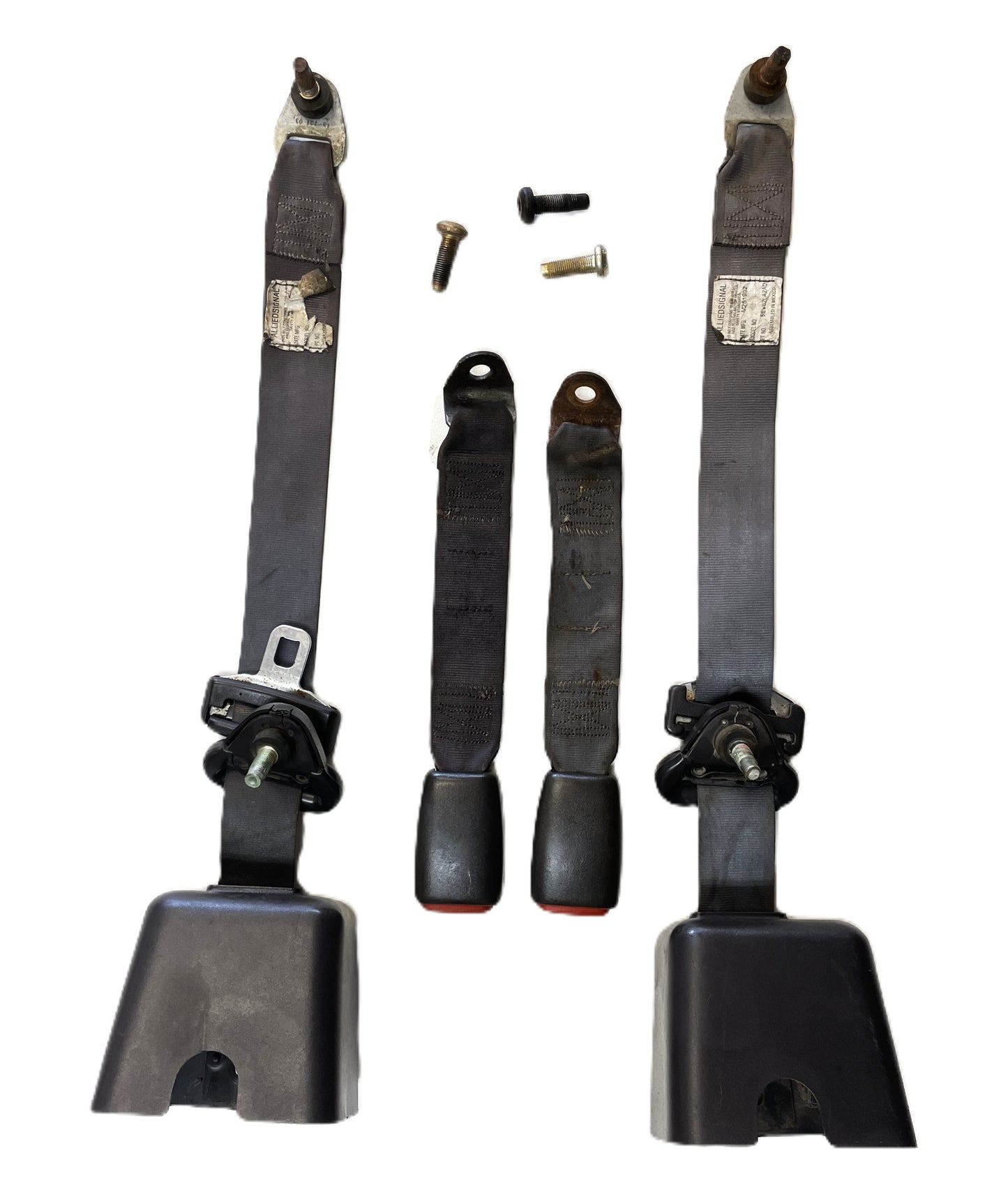 Cinturones de asiento trasero Jeep TJ 97-02 Wrangler cinturón de hombro hebillas hembra asiento trasero !!! 