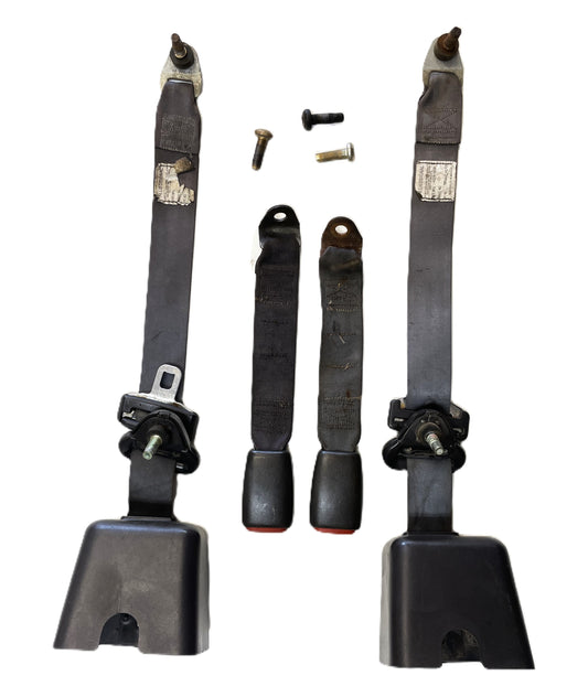 Cinturones de asiento trasero Jeep TJ 97-02 Wrangler cinturón de hombro hebillas hembra asiento trasero !!! 