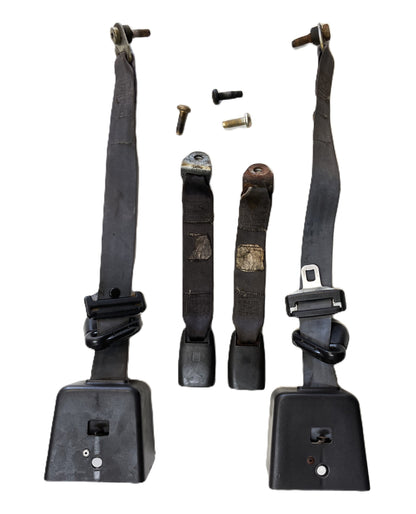 Cinturones de asiento trasero Jeep TJ 97-02 Wrangler cinturón de hombro hebillas hembra asiento trasero !!! 