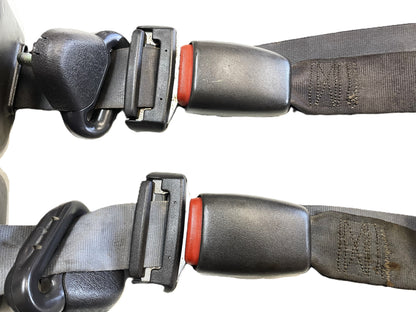 Cinturones de asiento trasero Jeep TJ 97-02 Wrangler cinturón de hombro hebillas hembra asiento trasero !!! 