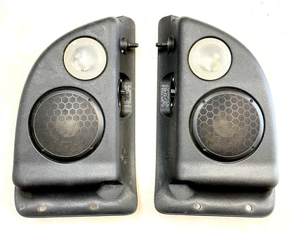Jeep Wrangler TJ Speakers Overhead Roof Speaker Sound Bar Dome Light Pod Pair