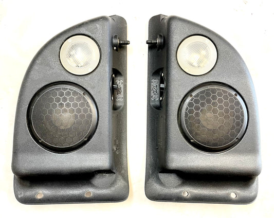 Jeep Wrangler TJ Speakers Overhead Roof Speaker Sound Bar Dome Light Pod Pair