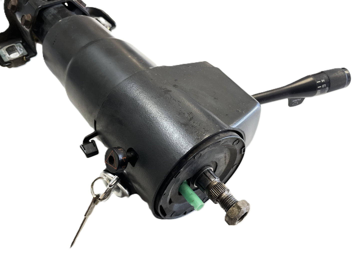 Jeep YJ Gray Steering Column manual NOT TILT 87-95 Wrangler grey BOLT IN READY !