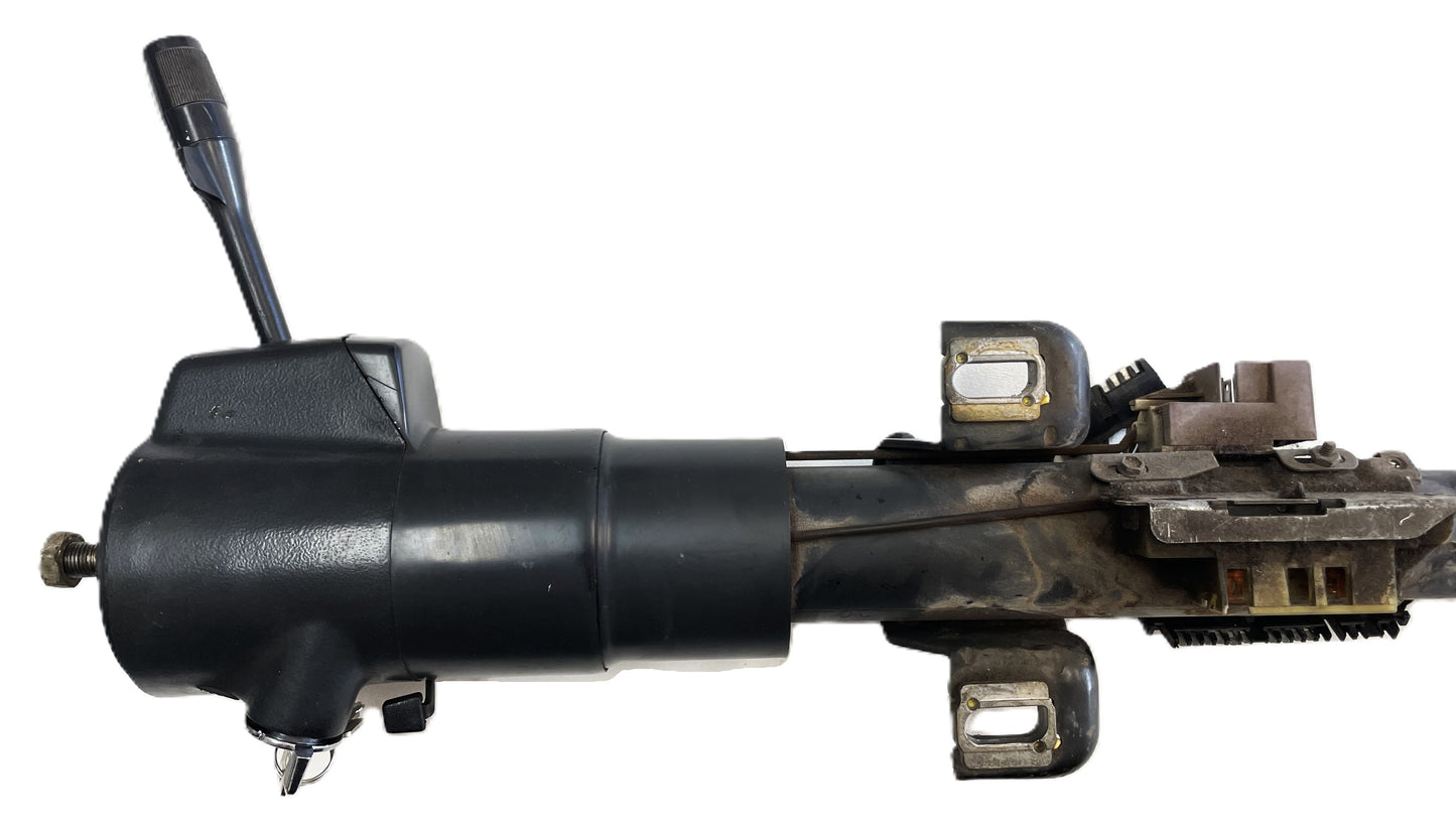 Jeep YJ Gray Steering Column manual NOT TILT 87-95 Wrangler grey BOLT IN READY !