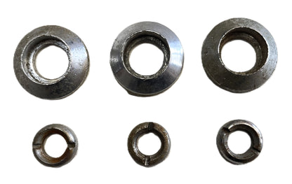 Jeep CJ5 CJ7 CJ8 switch bezel and nut set of 3 headlight fan and wiper switches