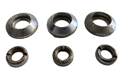 Jeep CJ5 CJ7 CJ8 switch bezel and nut set of 3 headlight fan and wiper switches