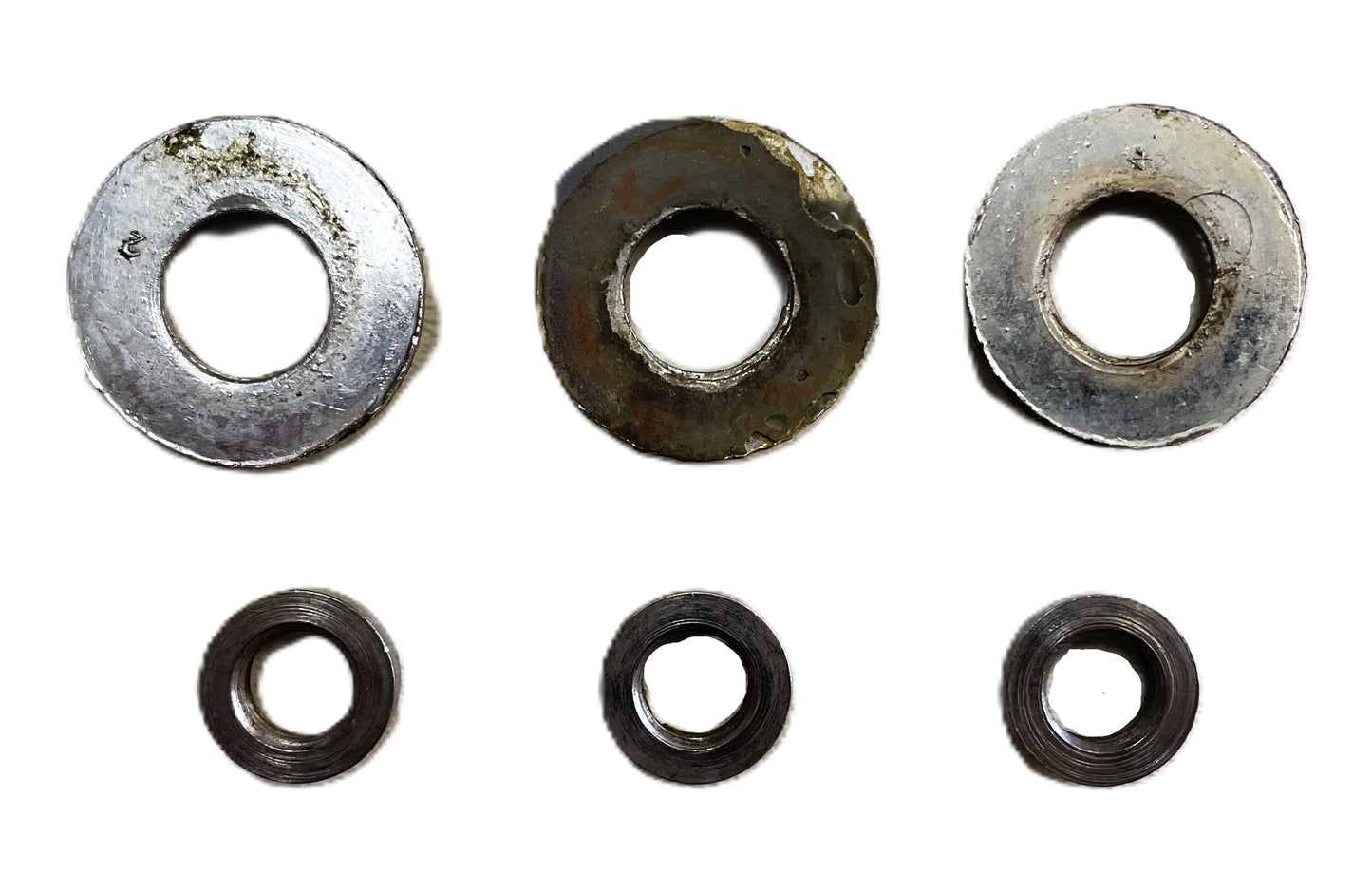 Jeep CJ5 CJ7 CJ8 switch bezel and nut set of 3 headlight fan and wiper switches