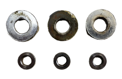 Jeep CJ5 CJ7 CJ8 switch bezel and nut set of 3 headlight fan and wiper switches