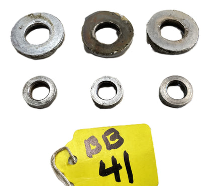 Jeep CJ5 CJ7 CJ8 switch bezel and nut set of 3 headlight fan and wiper switches