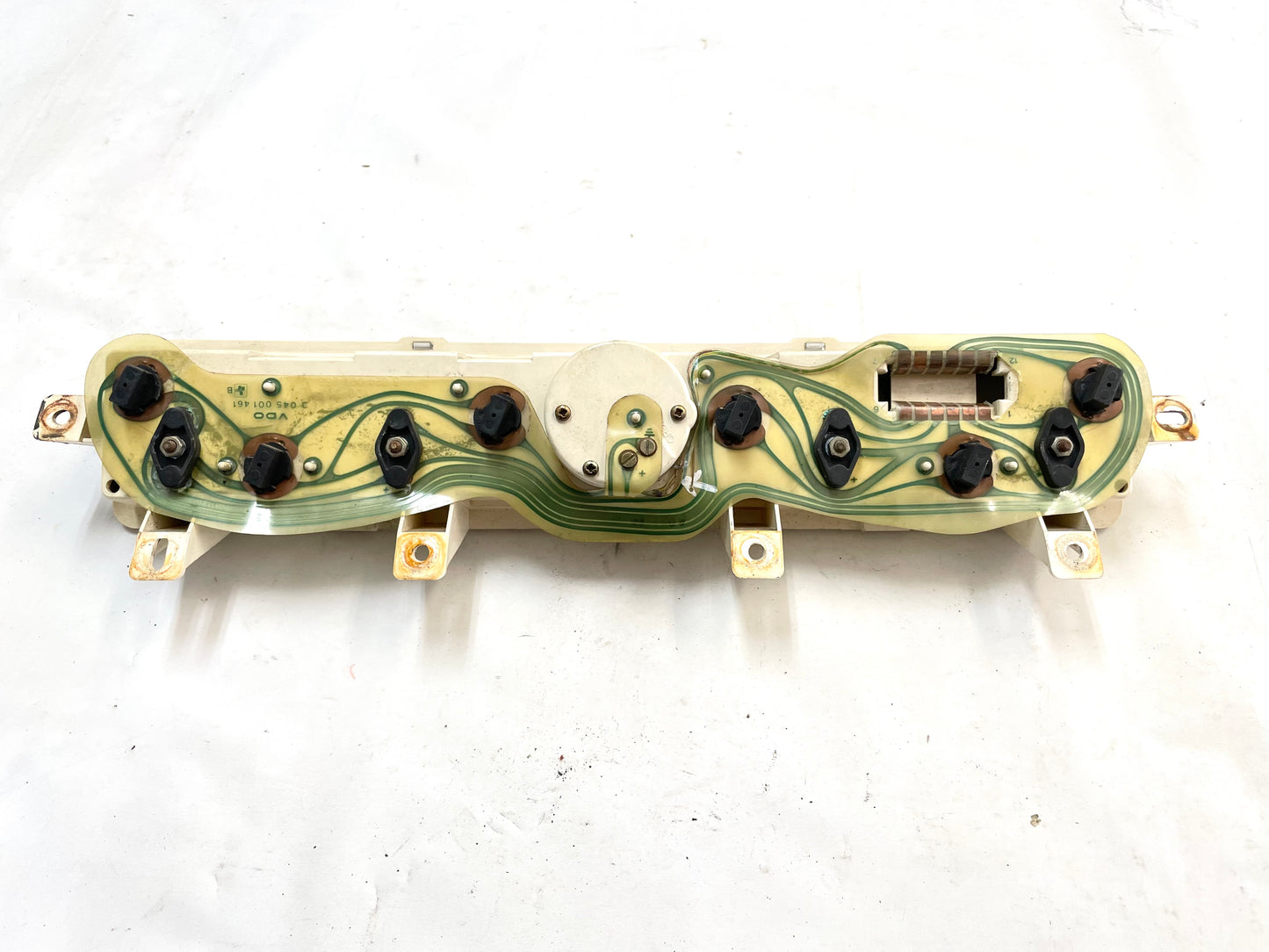 87-91 Jeep YJ gauge center cluster Wrangler gauges clock fuel temp gas battery