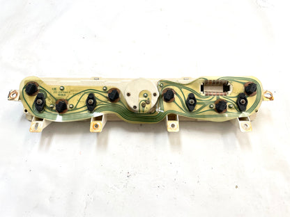 87-91 Jeep YJ gauge center cluster Wrangler gauges clock fuel temp gas battery