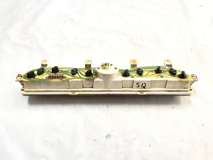 87-91 Jeep YJ gauge center cluster Wrangler gauges clock fuel temp gas battery