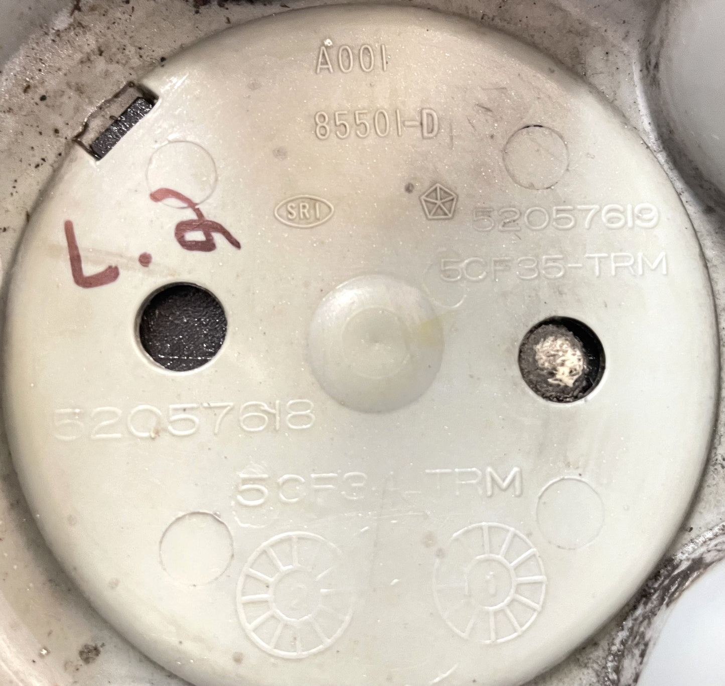 Tapacubos de fábrica para Jeep YJ TJ 52057618 gris plata ENVÍO GRATIS