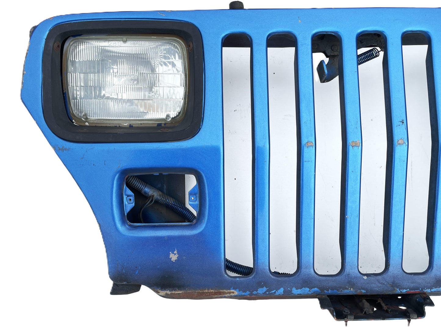 Parrilla azul para Jeep YJ, luces delanteras y traseras, compatible con Wrangler 87-95, ENVÍO GRATIS 