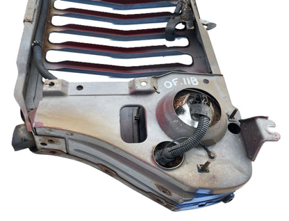 Parrilla azul para Jeep YJ, luces delanteras y traseras, compatible con Wrangler 87-95, ENVÍO GRATIS 