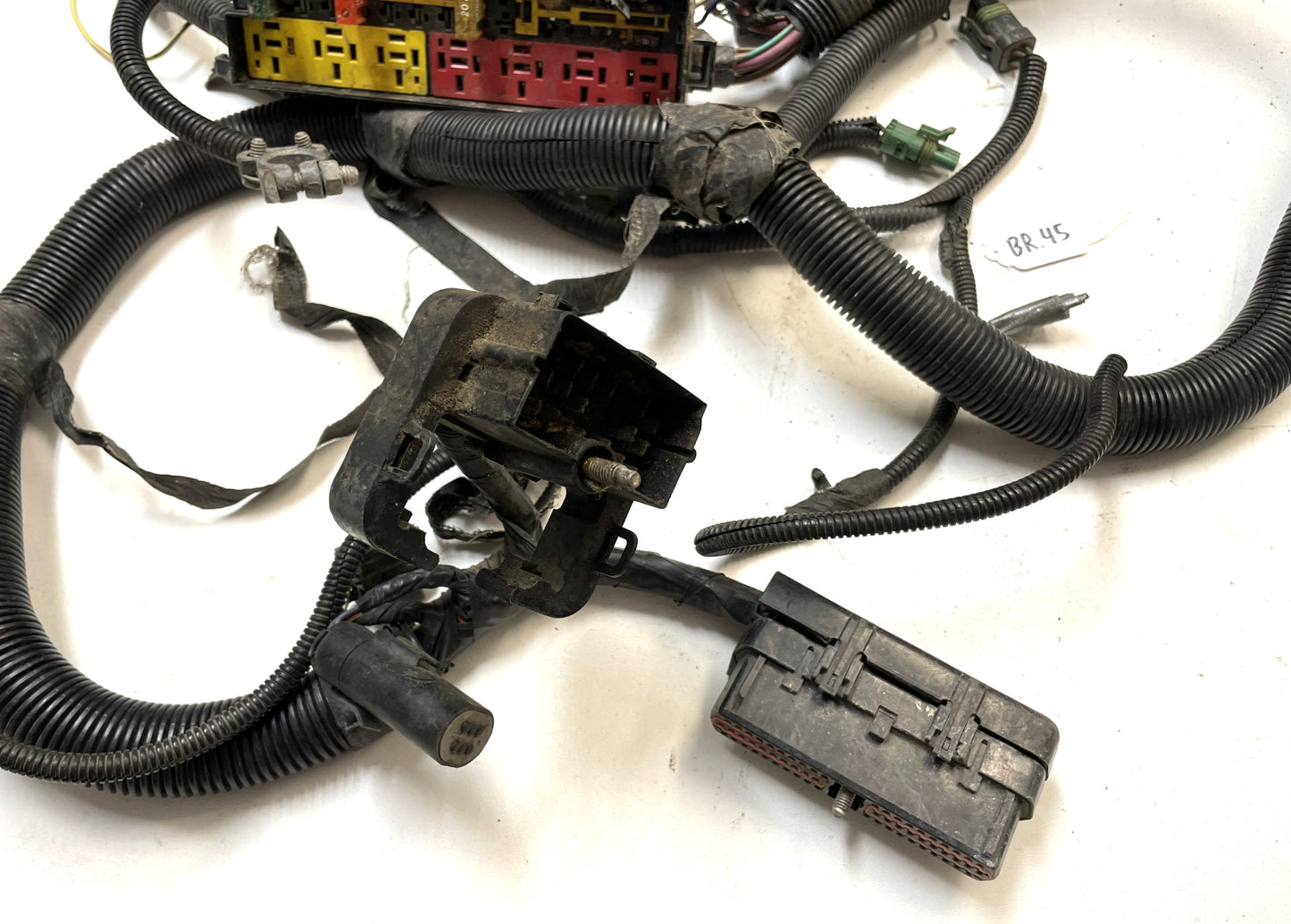 92-95 Jeep YJ Wrangler 2.5 engine wiring wire harness 4 cylinder 9 pin !
