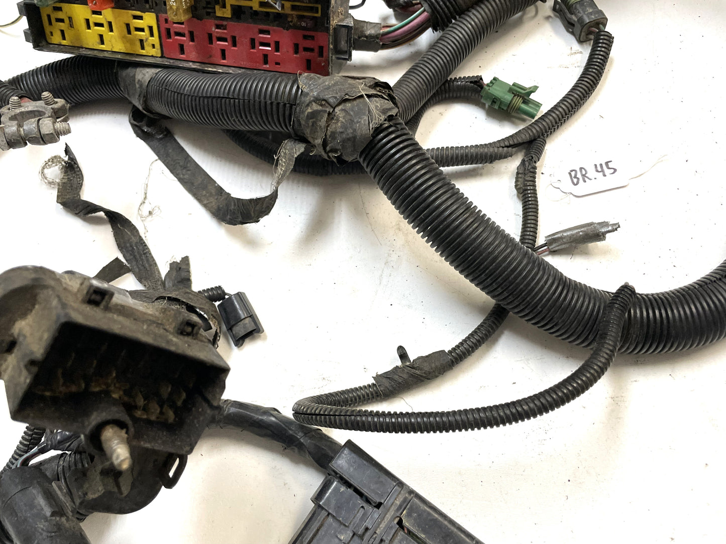 92-95 Jeep YJ Wrangler 2.5 engine wiring wire harness 4 cylinder 9 pin !