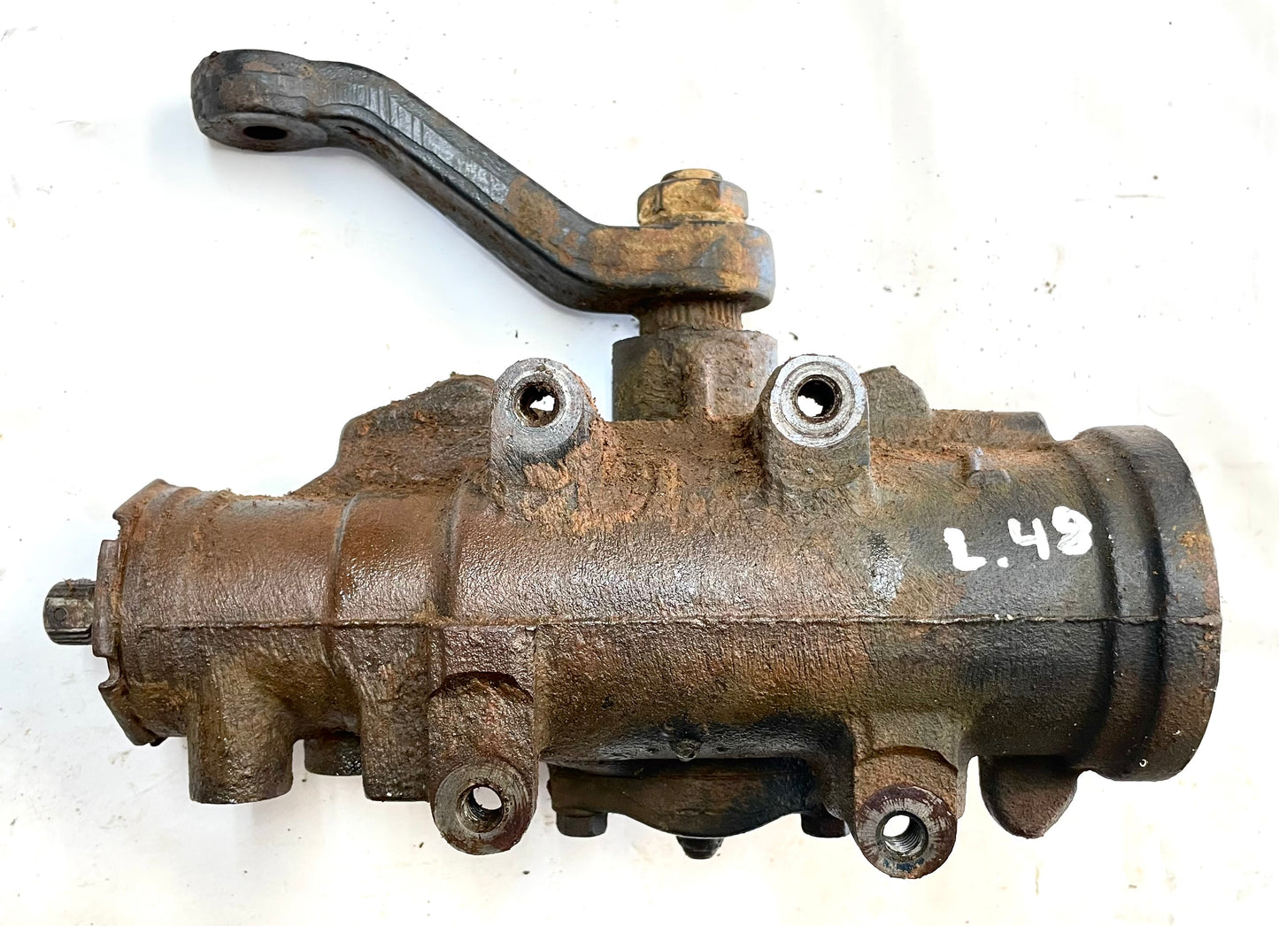 Jeep Wrangler YJ Power Steering Gear Box with pitman arm fits 87-95