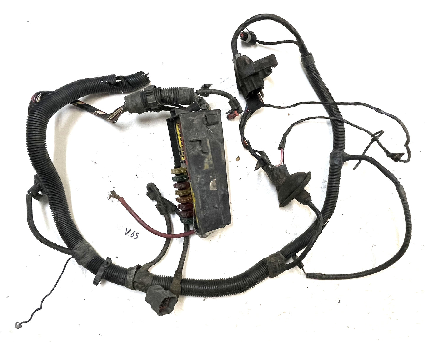 Jeep YJ Wrangler 2.5 four Cylinder Engine Wire Harness Wiring Fuse block 10 pin