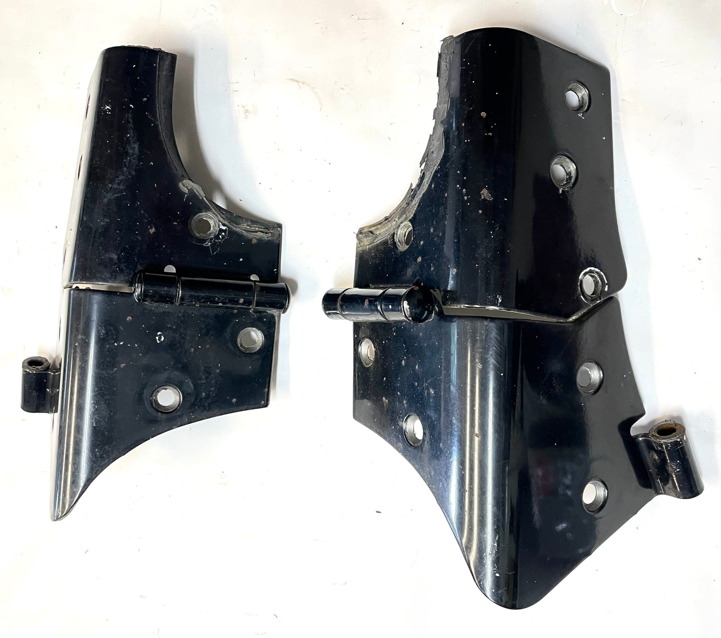 Jeep TJ windshield hinges fits 97-06 Wrangler Left Right Hinge black
